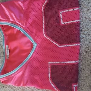 Ladies pink jersey top